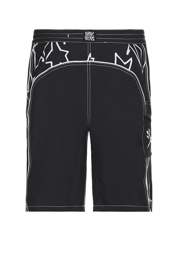 view 2 of 6 Time Warp Boardshort in Black