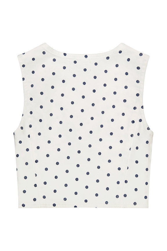 view 2 of 4 Zizi Toddler Vest in Marine Dots