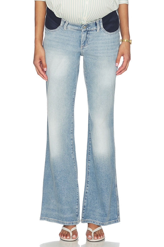 view 2 of 6 Desi Boot Maternity Jeans in Fountain