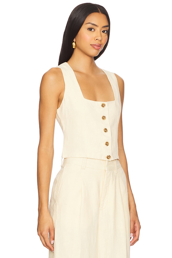 view 2 of 4 РУБАШКА LIZZIE in Wheat Linen