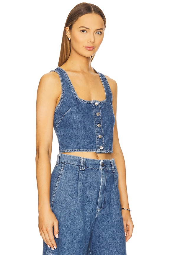 view 2 of 4 Lizzie Cropped Top in Great Falls