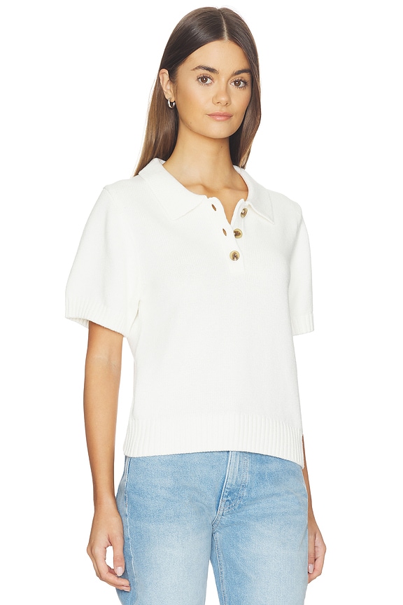 view 2 of 4 May Polo Shirt in White