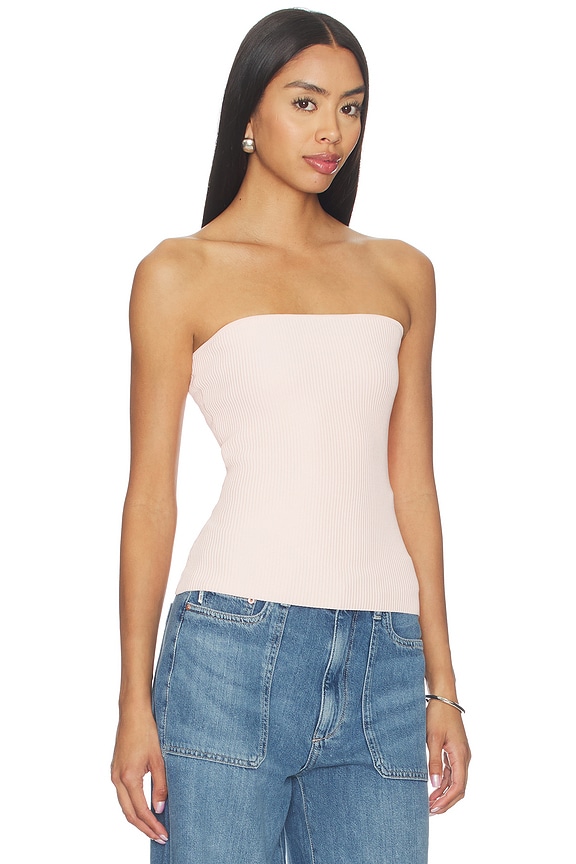view 2 of 5 Tube Top in Pale Pink
