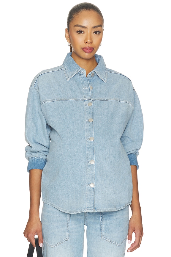 view 2 of 4 X Bumpsuit Addison Maternity Overshirt in Beachfront Aura