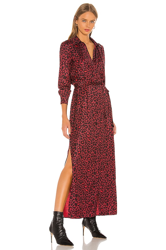 view 2 of 3 Maxi Dress in Red Leopard