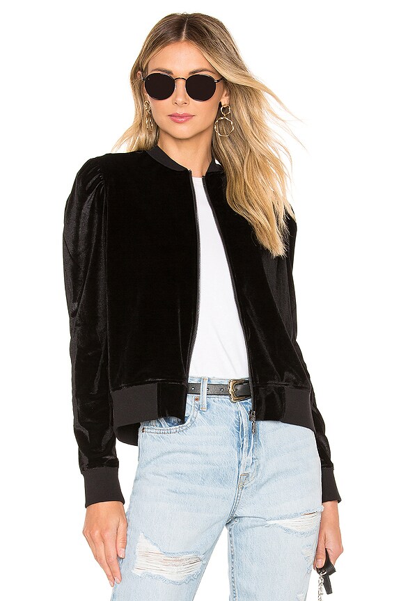 view 1 of 4 Vanessa Zip Up Jacket in Black