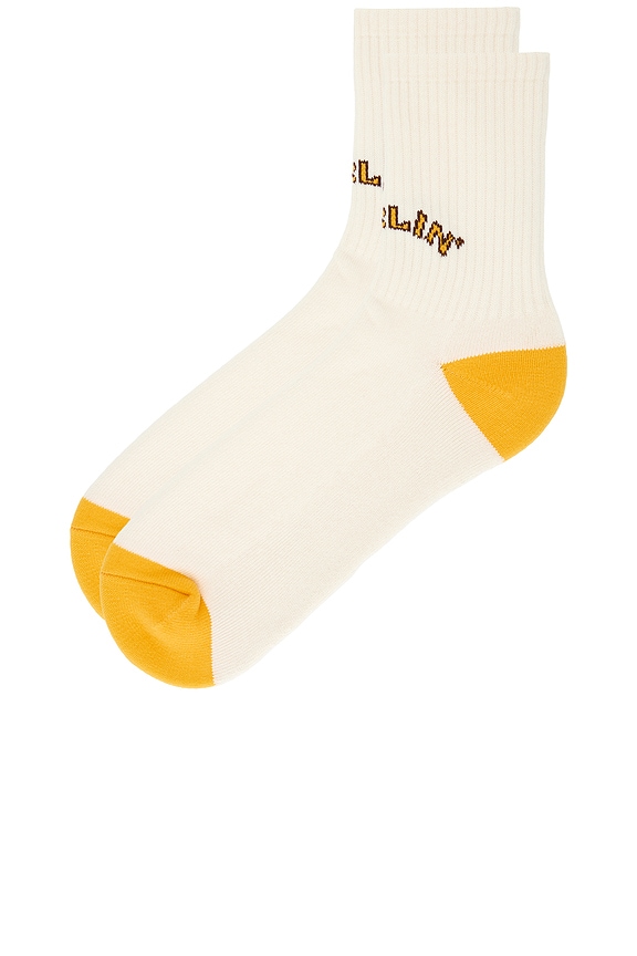 view 2 of 4 Varsity Sock in Ivory