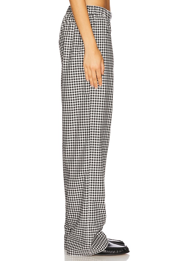 view 2 of 6 Gingham Pant in Black