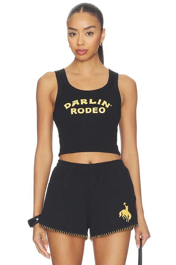 view 1 of 4 Rodeo Crop Tank in Midnight