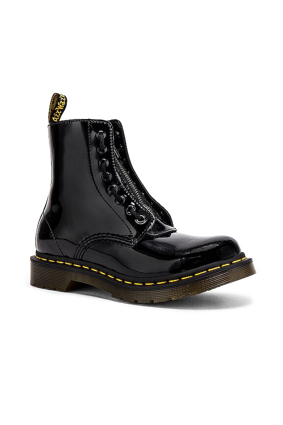 view 2 of 5 1460 Pascal Front Zip Boot in Black
