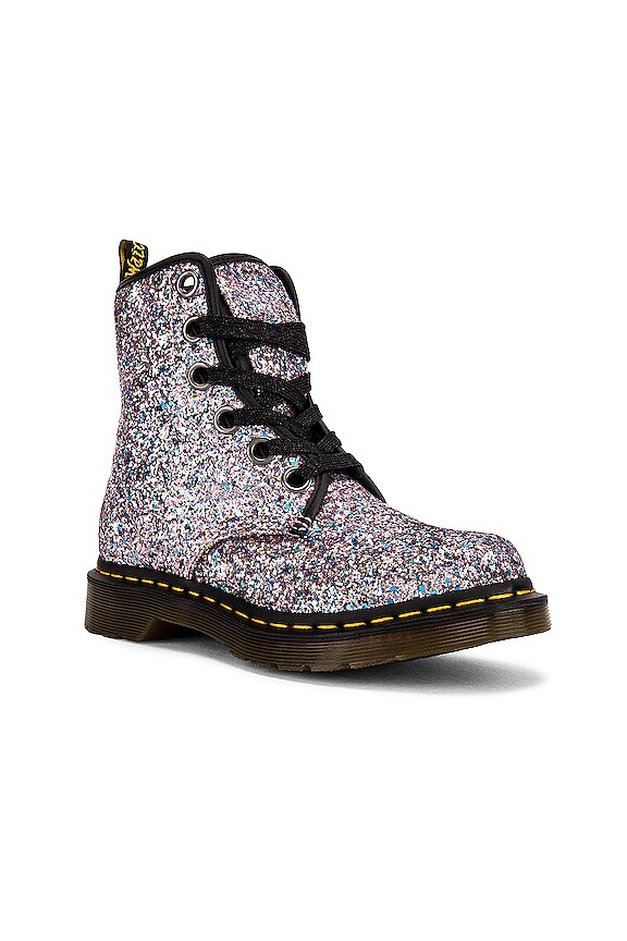 view 2 of 5 1460 Farrah Glitter Boot in Multi Blue