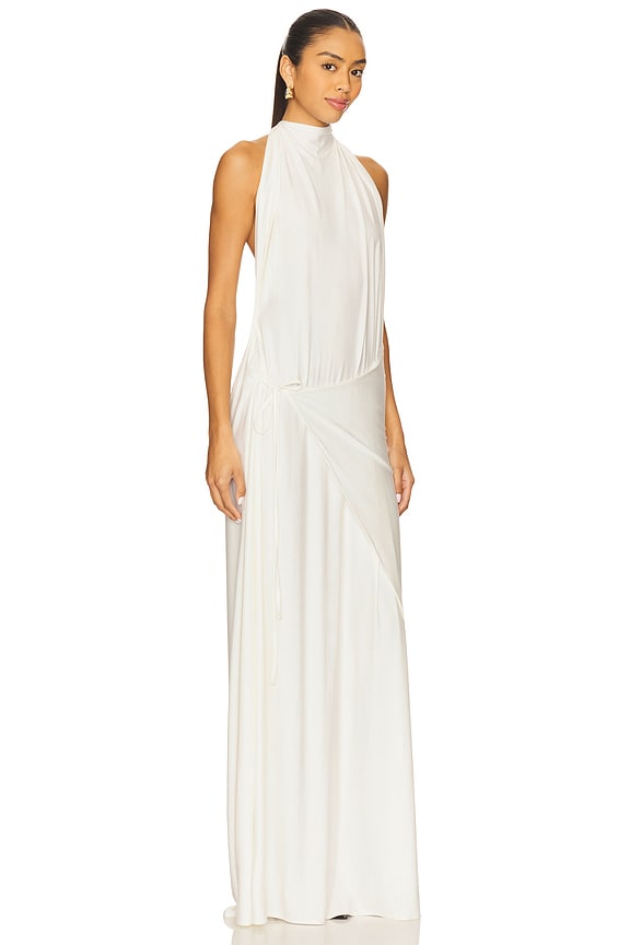 view 2 of 3 Gaia Dress in White