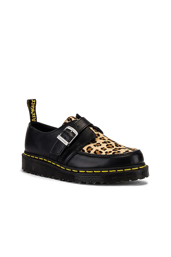 view 2 of 5 Ramsey Monk in Black & Leopard