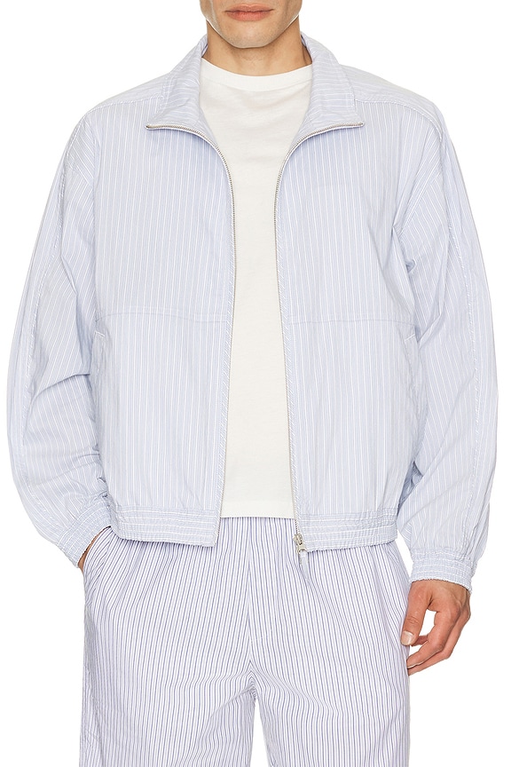 view 1 of 5 BLOUSON in Soft Blue Stripe