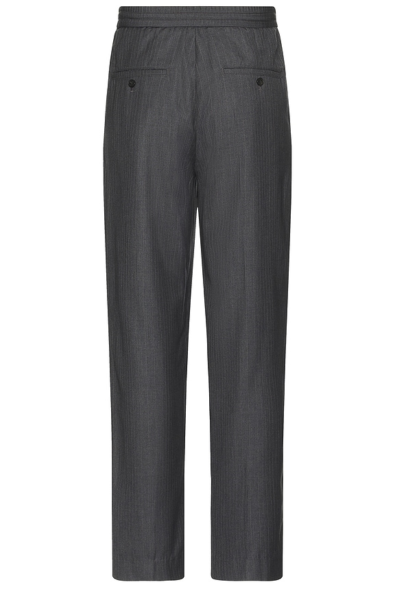 view 2 of 5 Lounge Striped Slacks in Grey Stripe
