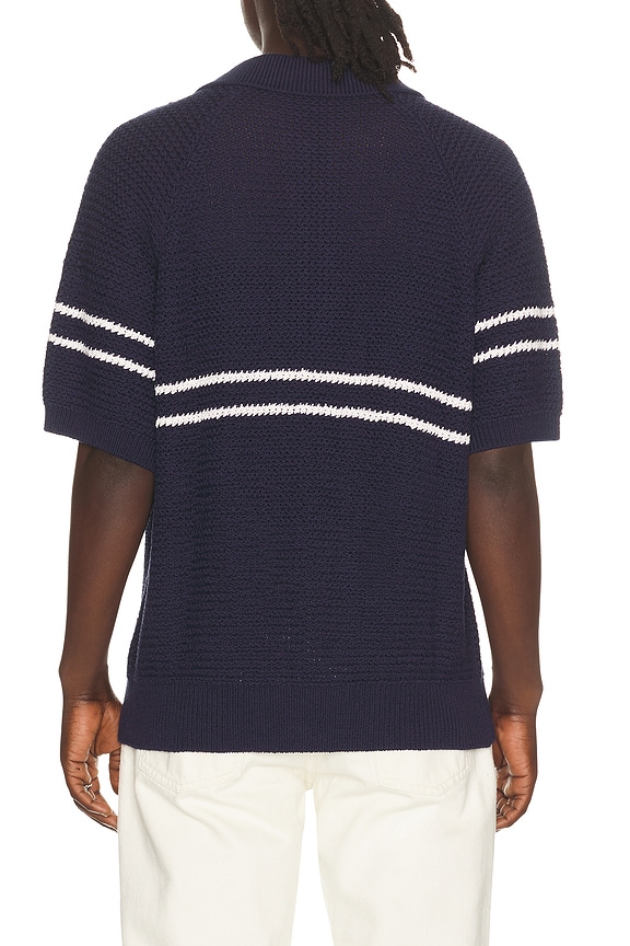 view 2 of 4 Half Zip Polo in Dark Navy