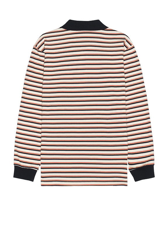 view 2 of 4 Multi Stripe Long Sleeve Tee in Navy Stripe