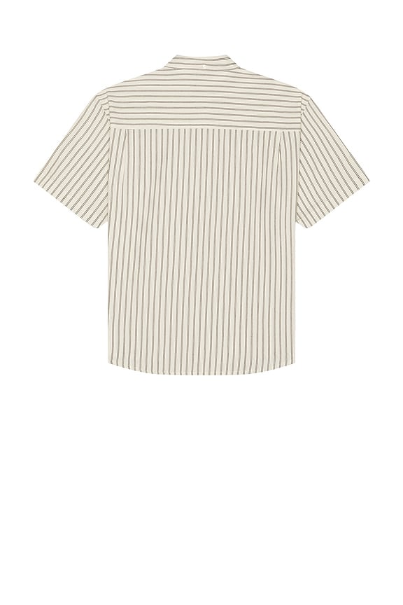 view 2 of 4 CAMISA MANGA CORTA in Cream Stripe