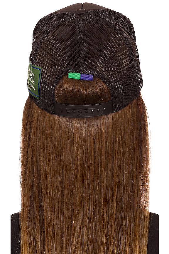 view 2 of 4 Logo Trucker Hat in Black