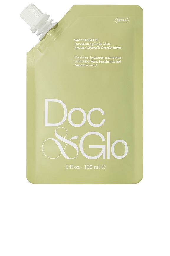 view 2 of 2 DESODORANTE HUSTLE DEODORIZING BODY MIST - REFILL POUCH in 