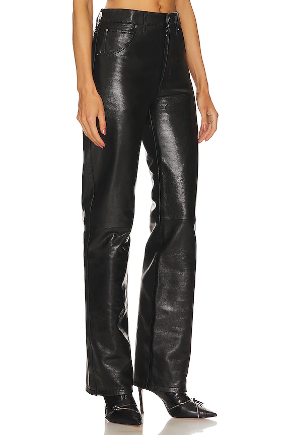 view 2 of 4 LIDRA 가죽 팬츠 in Black