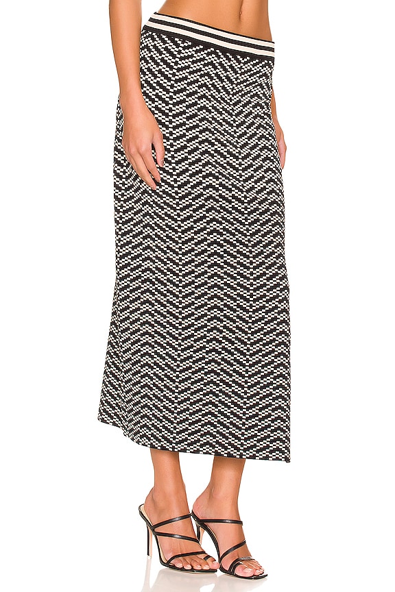 view 2 of 4 ASSA 스커트 in Black Combo