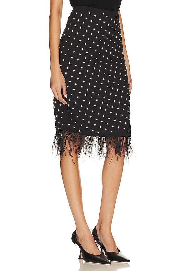 view 2 of 5 JUPE MIDI VICTOR in Black