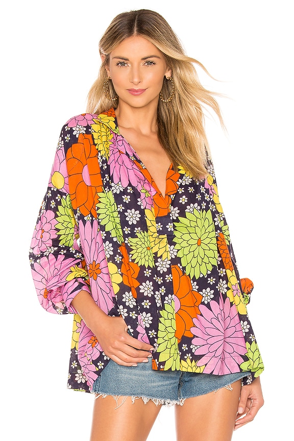 view 2 of 5 Vyan Blouse in Nelly Navy