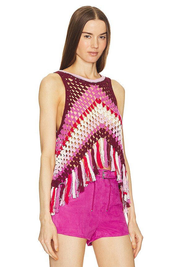 view 2 of 4 BORIS 탑 in Pink Combo