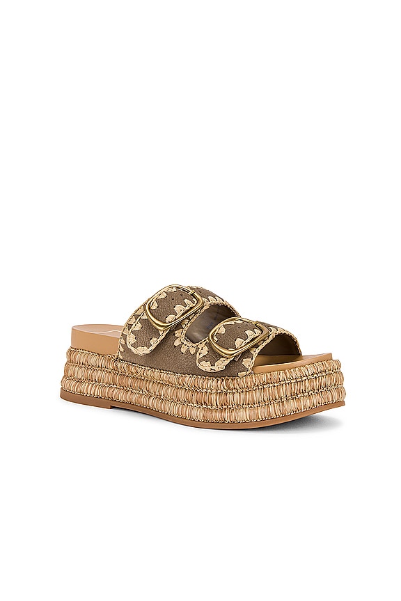 view 2 of 5 Wanika Sandal in ALMOND NUBUCK