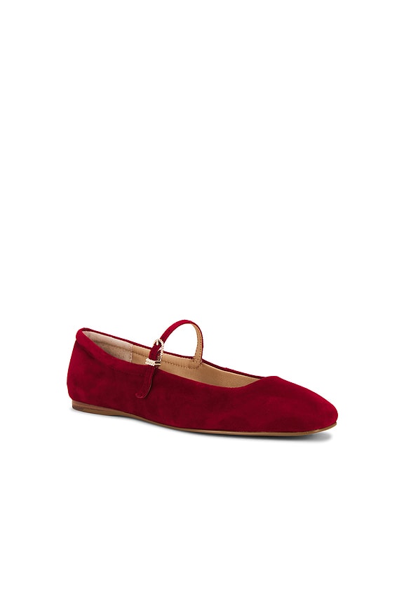 view 2 of 5 REYES BALLET フラットシューズ in Crimson