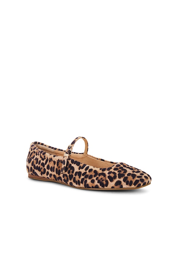 view 2 of 5 Reyes Ballet Flat in Dk Leopard