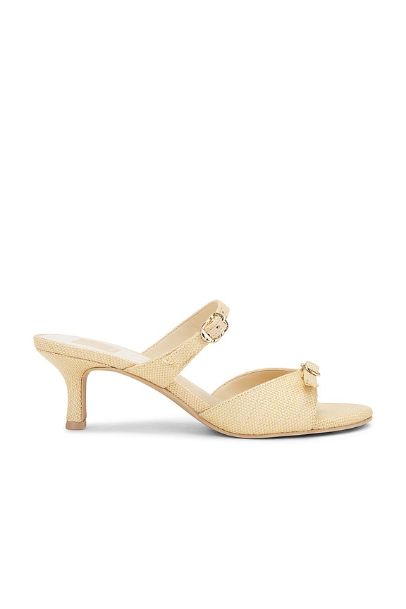 view 1 of 5 Lorali Heel in Light Natural Raffia