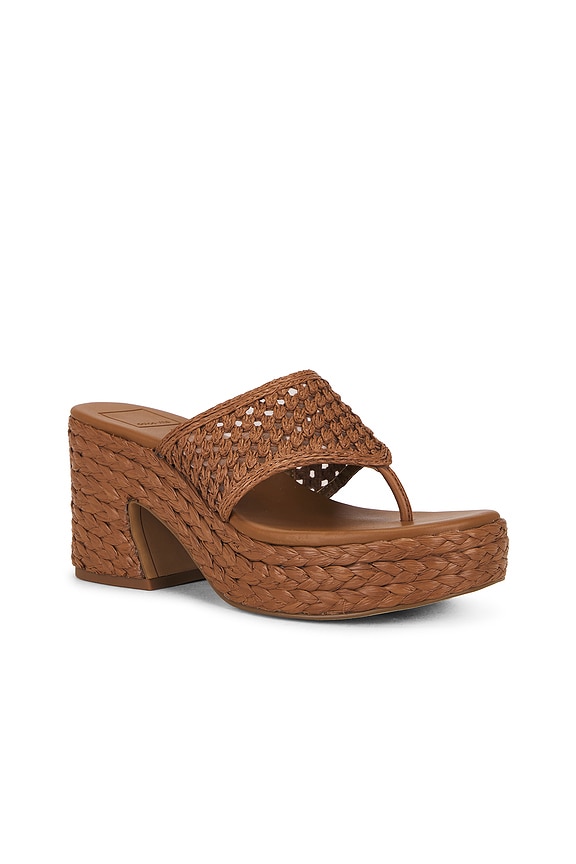 view 2 of 5 Ripple Sandal in Mid Brown