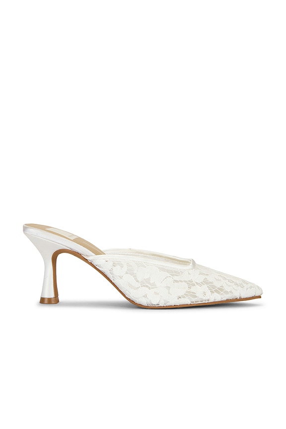 view 1 of 5 Cleo High Mule in True White
