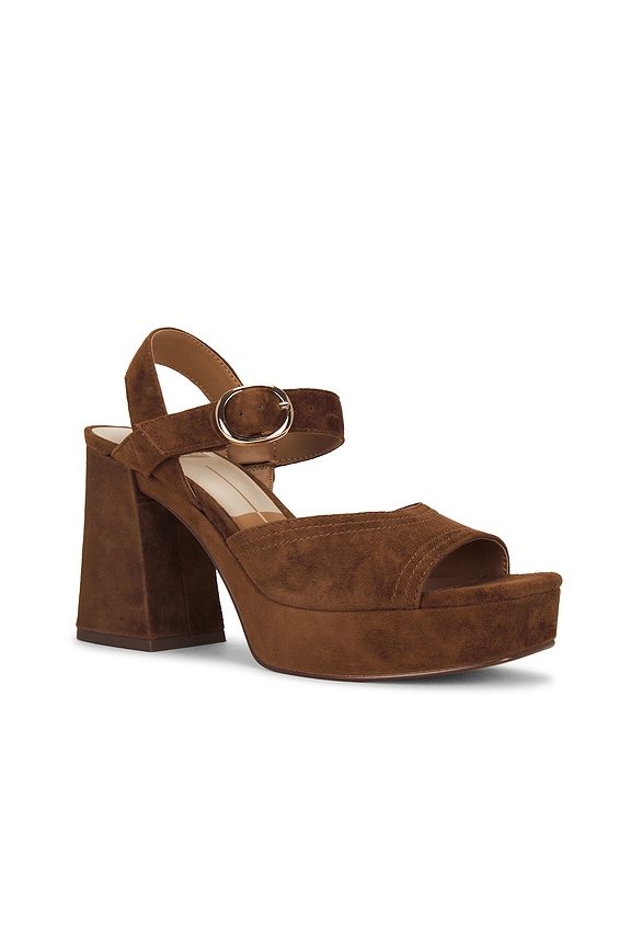 view 2 of 5 Fatima Platform Sandal in Cocoa