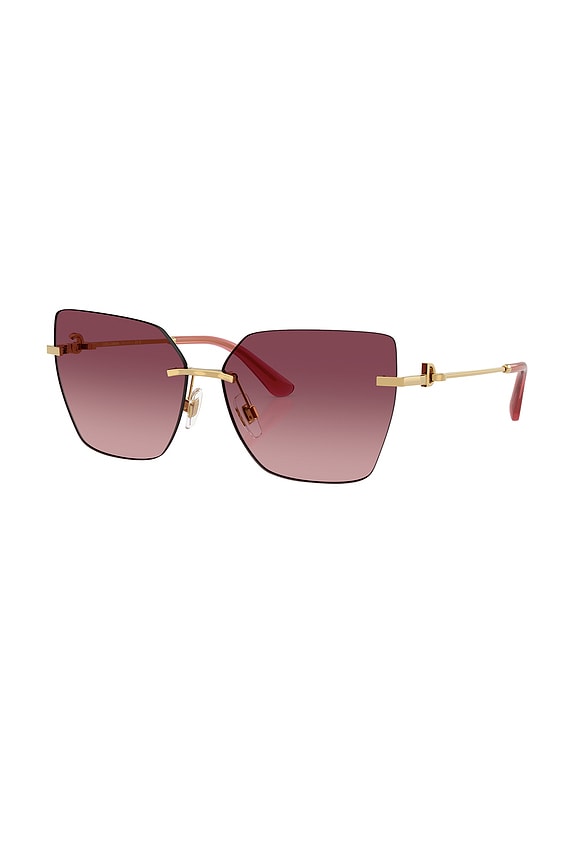 view 2 of 3 LUNETTES DE SOLEIL in Gold & Pink