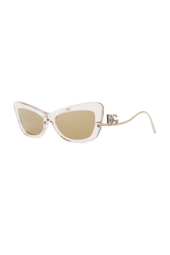 view 2 of 3 Cat Eye Sunglasses in Clear