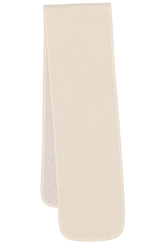 view 2 of 4 The Quilted Scarf in Creme