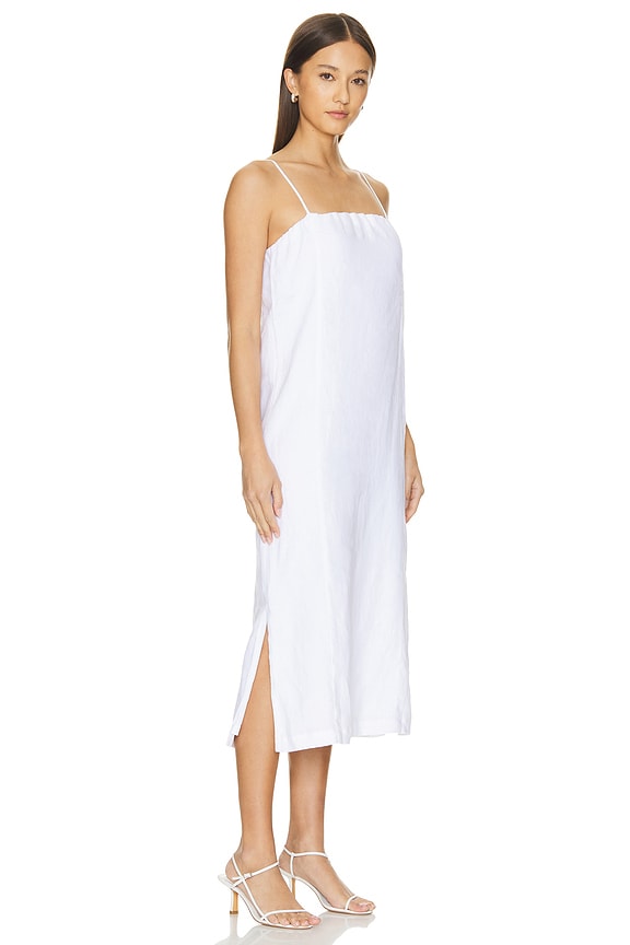 view 2 of 4 Linen Dress in Powder