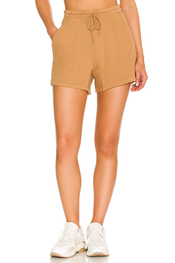 view 1 of 4 Ribbed Short in Camel