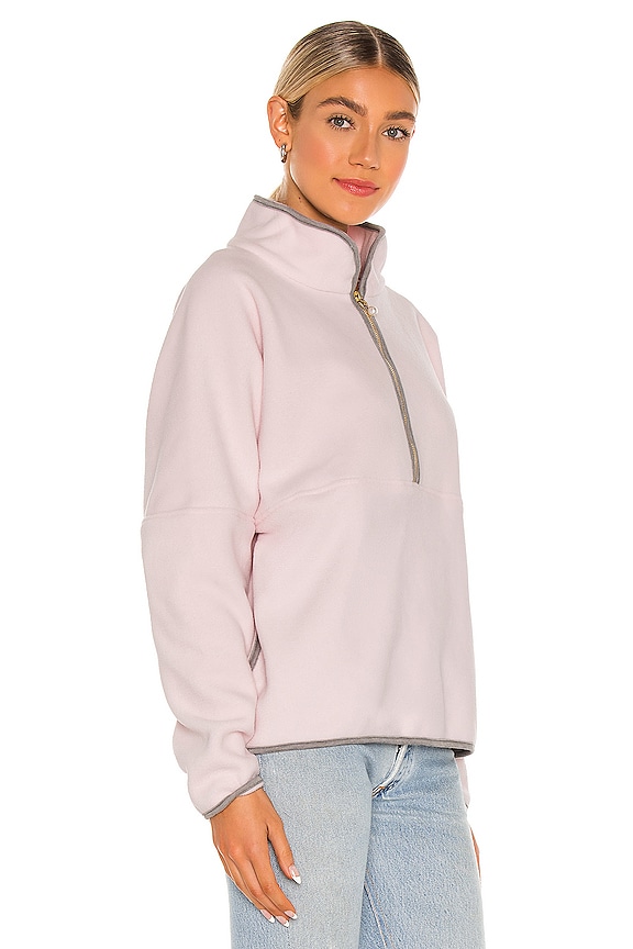 view 2 of 4 Polar Half Zip Pullover in Rose & Heather