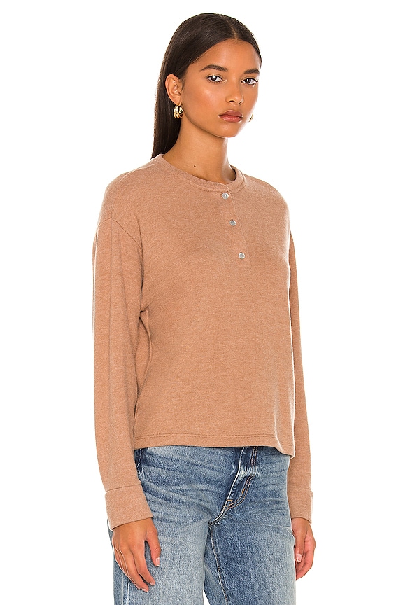 view 2 of 4 Sweater Henley in Camel
