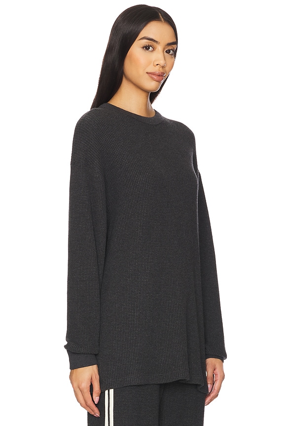 view 2 of 4 ロングスリーブトップ in Charcoal Grey