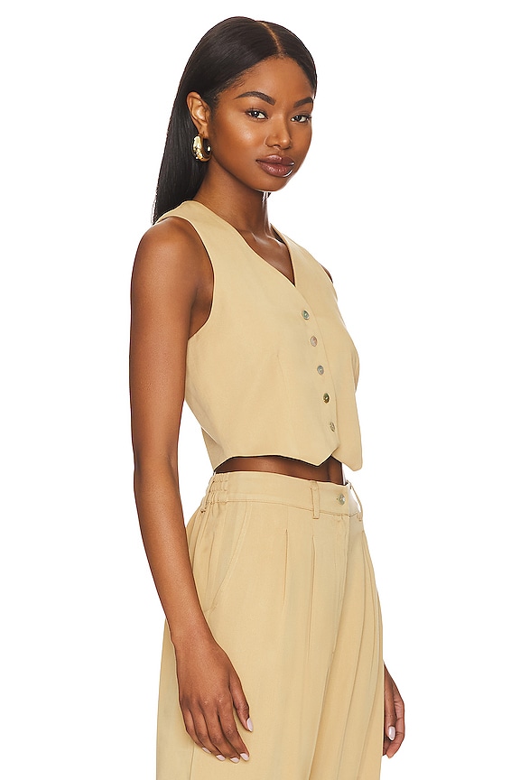 view 2 of 4 CHALECO CROPPED in Sand