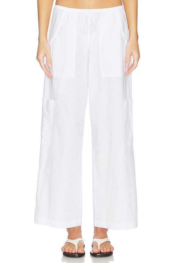 view 1 of 6 The Pop Drawstring Cargo Pant in Powder