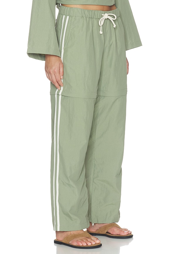 view 1 of 8 The Nylon Zip Pant in Sage