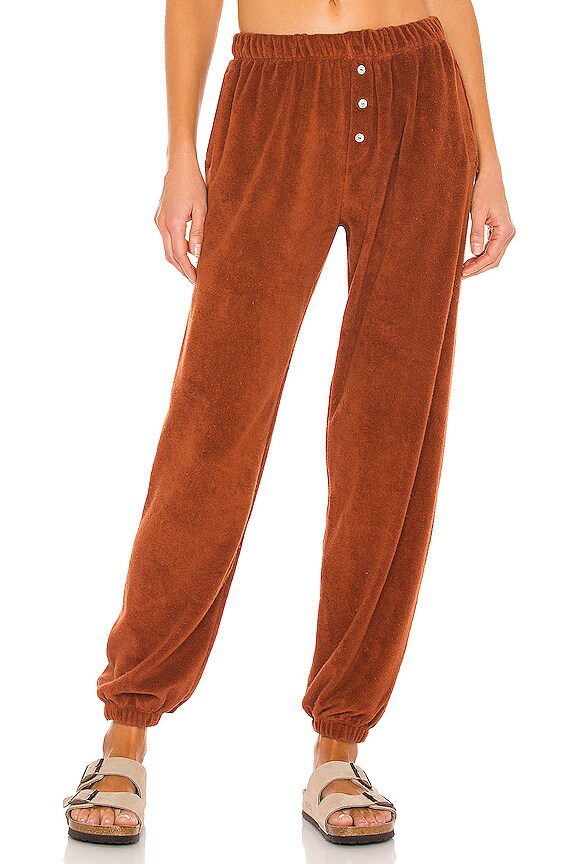 view 1 of 4 Terry Henley Sweatpant in Cinnamon