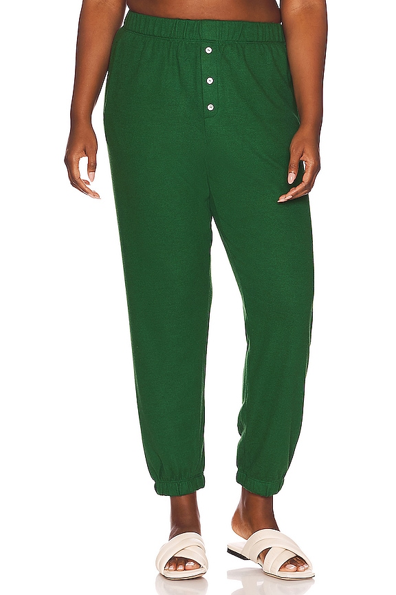 view 2 of 8 PANTALON SWEAT SWEATER HENLEY in Pine