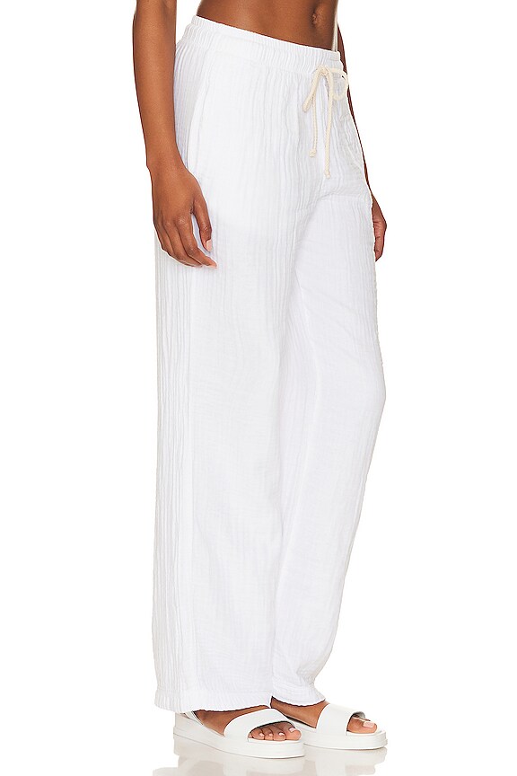 view 2 of 4 Bubble Wide Leg Pant in Powder